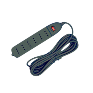 alargador simple negro ALARGADOR ZAPATILLA NEGRA 3 MTS Y 5 MTS