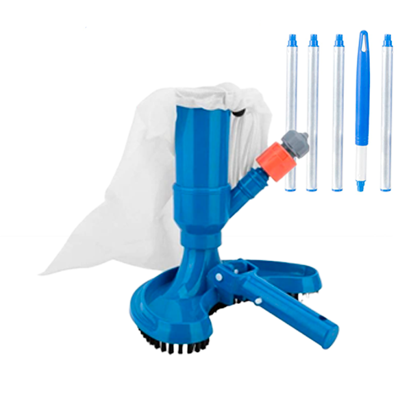 ASPIRADOR PARA PISCINA PEQUEÑO C/POSTE 5 SECCIONES
