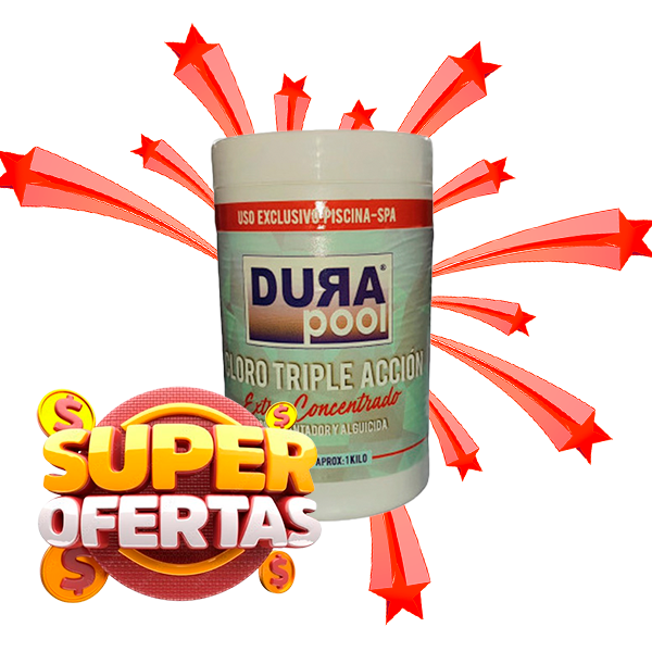 DURA POOL TRIPLE ACCION EN TABLETAS 1KG