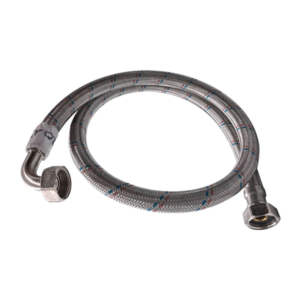 FLEXIBLE METALICO PRESIÓN 100 CM C/CODO