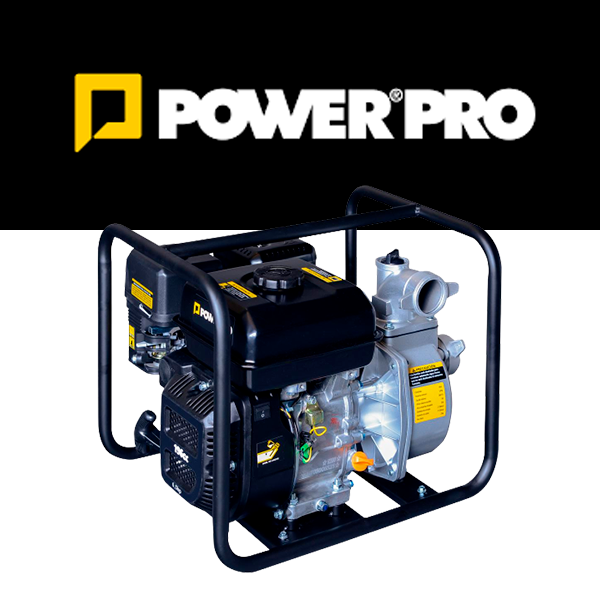 MOTOBOMBA BENCINERA POWER PRO GWP20 5.4 HP 2'' 4T