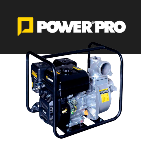 MOTOBOMBA BENCINERA POWER PRO GWP30 6.5HP 3'' 4T