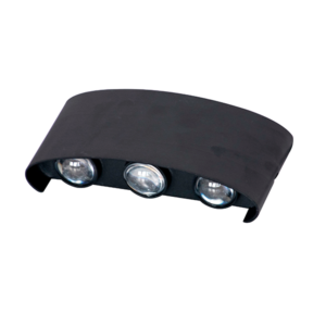 APLIQUE LED NEGRO 8W