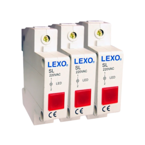 LUZ PILOTO ROJA RIEL DIN 220V