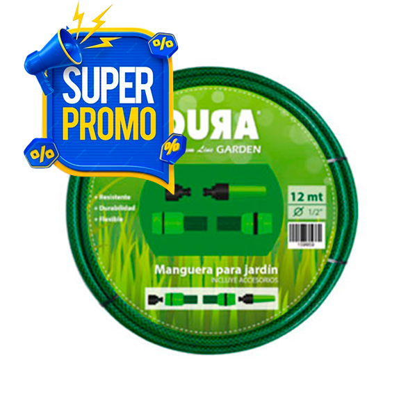 KIT MANGUERA JARDIN 15 MTS