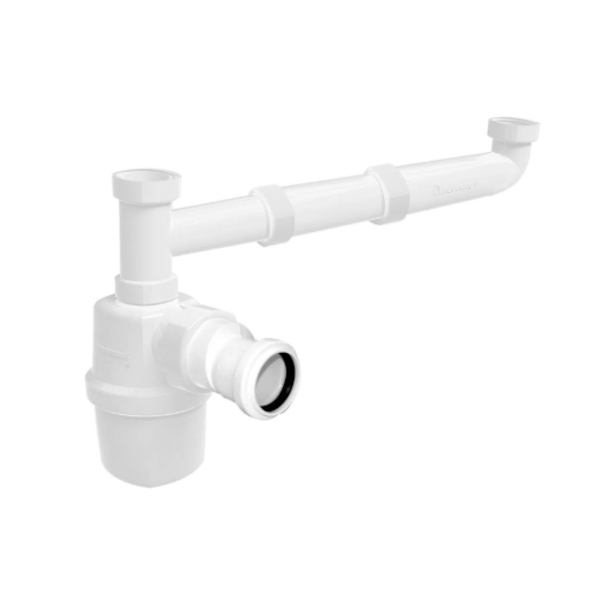 CONEXION LAVAPLATOS DOBLE ENTRADA CON SIFON